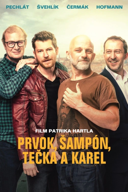 Prvok, šampón, tečka a Karel