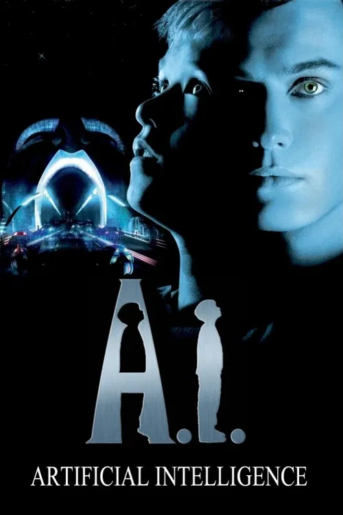A.I. Umělá inteligence. Výprava do světa, ve kterém roboti mají své sny a touhy. Krásný film plný naivního hledání, prostých a lidských myšlenek odehrávající se v utopické budoucnosti.