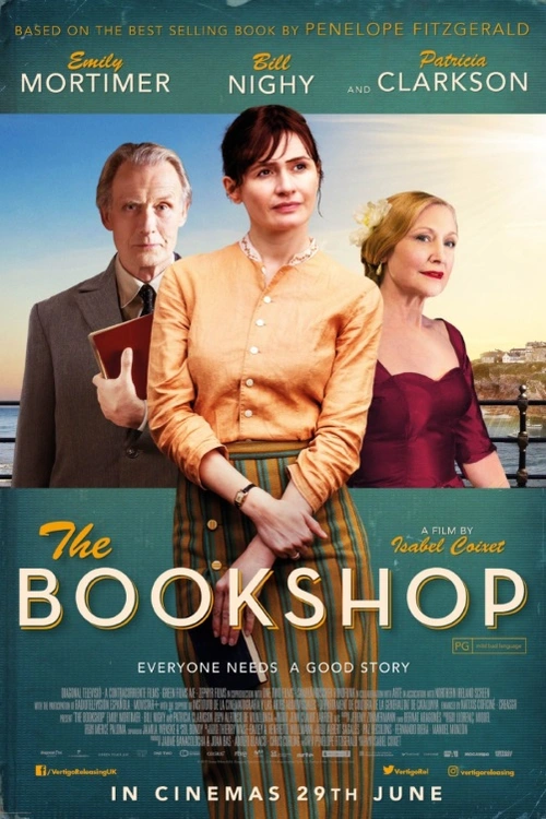 "Film adaptuje román Penelope Fitzgeraldové z roku 1978, zkoumající lásku ke knihám. V příběhu žena otevírá knihkupectví s moderní literaturou v 50. letech v Anglii. Tato změna probudí potlačované emoce maloměšťáků a vyvolá konflikt s pomstychtivou doyenkou místní společnosti."