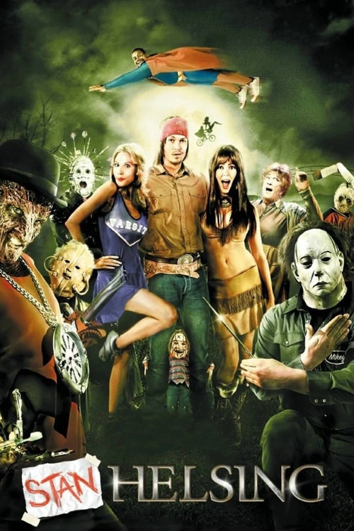 O halloweenské noci musí neochotný hrdina a prodavač v půjčovně videokazet STAN HELSING zachránit město před šesti nejobávanějšími monstry filmové historie, zatímco publikum se směje gagům, oplzlému humoru a portrétům celebrit tak, že z této komedie karikující horory bude kasaštyk!