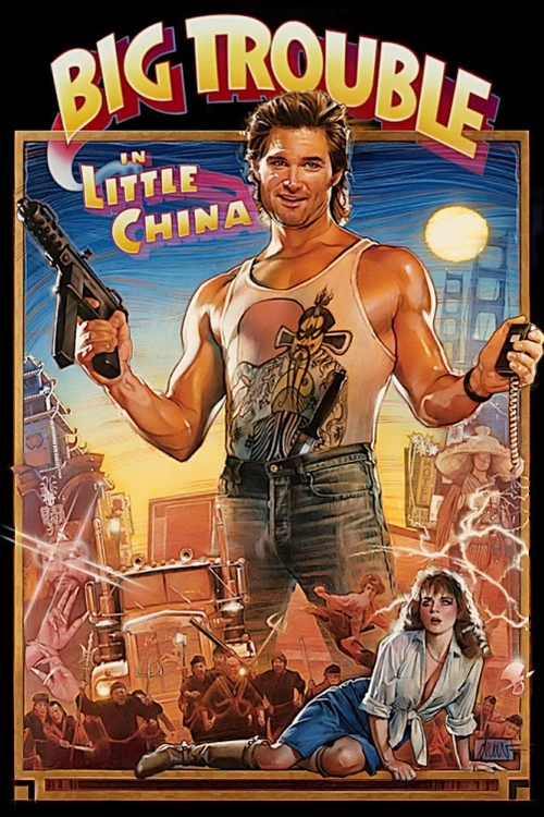 Kurt Russell jako zmužilý kamioňák, který musí převálcovat 2000 let starého čaroděje. Kultovní akční fantasy USA (1986). Dále hrají: K. Cattrallová, J. Hong, V. Wong, K. Burtonová, C. Wong, D. Dun a další. Režie John Carpenter