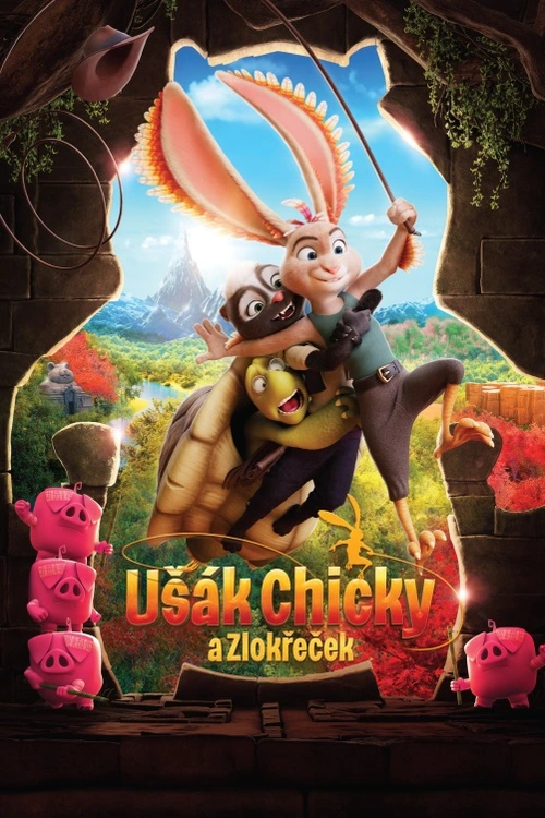 Mladý Chicky, neobyčejný kříženec kuřete a zajíce, adoptovaný králem Petrem, touží zapadnout a prožít dobrodružství. Když z vězení uprchne jeho zlotřilý strýc, chtějící svrhnout krále, Chicky s přáteli, želvou Abem a bojovnicí Meginou, odvážně čelí tomuto nebezpečí.