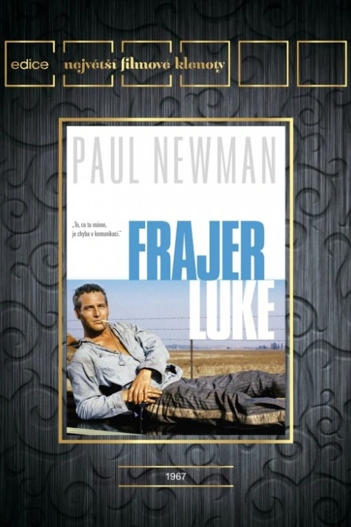 Frajer Luke. Luke Jackson, nový vězeň, se stává vůdcem skupiny, kteří v nesnesitelném horku kopou příkop. Jako symbolem odolnosti se pro něj stává vítězství v sázce o snědení 50 vajec. Po matčině smrti je zavřen na samotku z obavy před útěkem, který nastartuje konečná zkáza.
