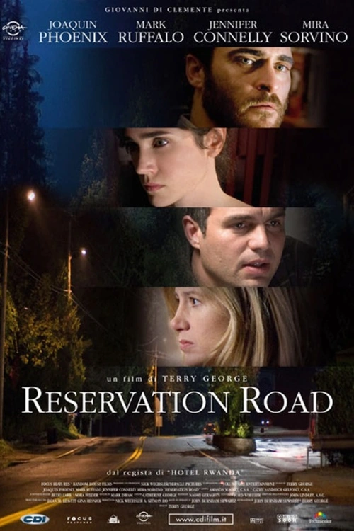 "Reservation Road" je dramatický příběh dvou otců - Ethana, posedlého pomstou za smrt svého syna, a Dwighta, viníka nehody, který z obavy ztráty vlastního syna mlčí. Obě jejich rodiny jsou na pokraji rozpadu, zatímco pravda je právě na cestě vyplout na povrch.