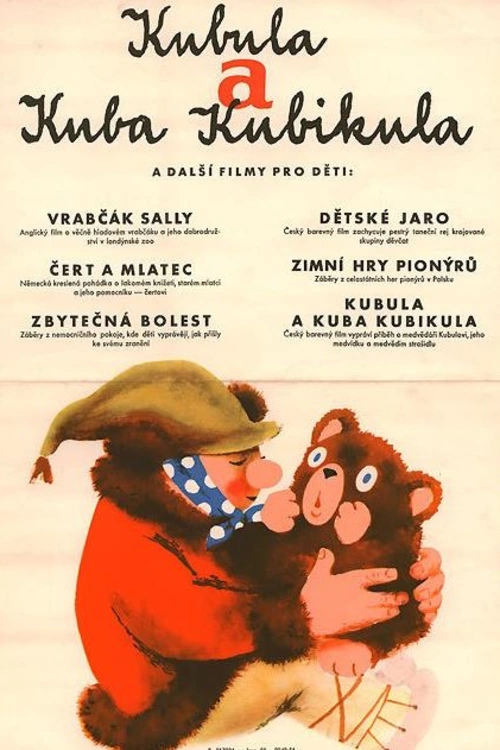 Kreslené filmová pohádka o medvědáři a jeho medvídkovi, který se zprvu bál medvědích strašidel, ale svůj strach překonal.Československá krátkometrážní animovaná pohádka (1955).Režie: Jan Karpaš (14min)