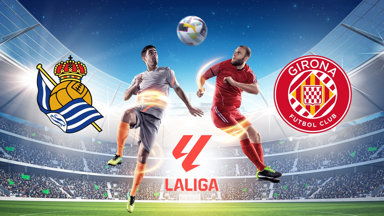 Real Sociedad - Girona FC Přímý přenos 37. kola španělské fotbalové ligy LaLiga EA Sports