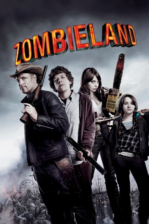 "Zombieland" je akční komedie od Columbia Pictures o dvou mužích, kteří bojují o přežití v zombie apokalypse. Zbabělec Columbus a drsný zabiják zombie Tallahassee se spojí s Wichitou a Little Rock, aby zjistili, co je horší, spoléhat se na sebe, nebo čelit zombie.