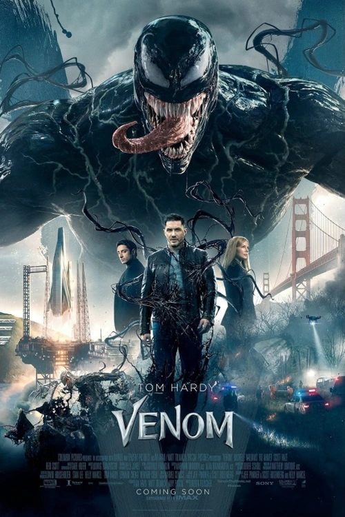 Novinář Eddie Brock (Tom Hardy) se stává hostitelem mimozemského symbionta Venoma a získává nové superschopnosti. Snaží se odhalit skutečnou tvář vědce Carltona Drakea, což mu zničilo kariéru a vztah s přítelkyní. Musí zvládnout svou novou moc, která ho přitahuje i opájí.