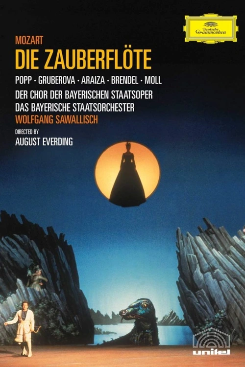 Hvězdné slovenské sopranistky Edita Gruberová a Lucia Poppová v hlavních rolích jedné z nejslavnějších Mozartových oper na scéně Bavorské státní opery (1983). Spoluúčinkují: K. Moll, F. Araiza, J. H. Rootering, W. Brendel. Operní sbor a orchestr řídí W. Sawallisch. Režie A. Everding. Televizní režie P. Windgassen (V německém znění s titulky)
