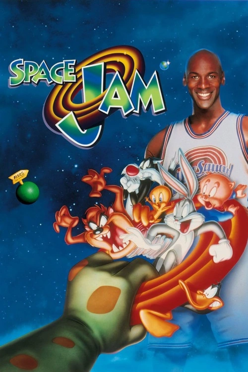 Jeho Veličenstvo a Jeho Králičenstvo - to je ale tým! Michael Jordan střílí, Bugs Bunny přihrává a celá kavalkáda hvězd z kreslených filmů Looney Tunes zaplavuje Space Jam...