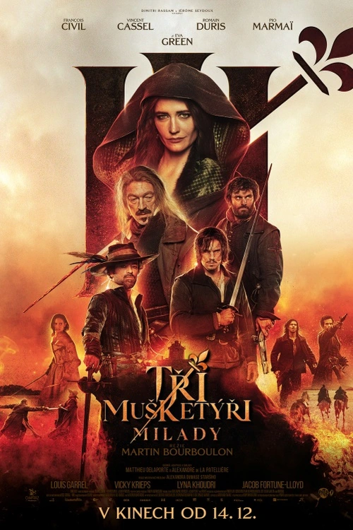 Když je unesena D'Artagnanova láska Constance, je mladý mušketýr nucen spojit své síly s tajemnou Milady.