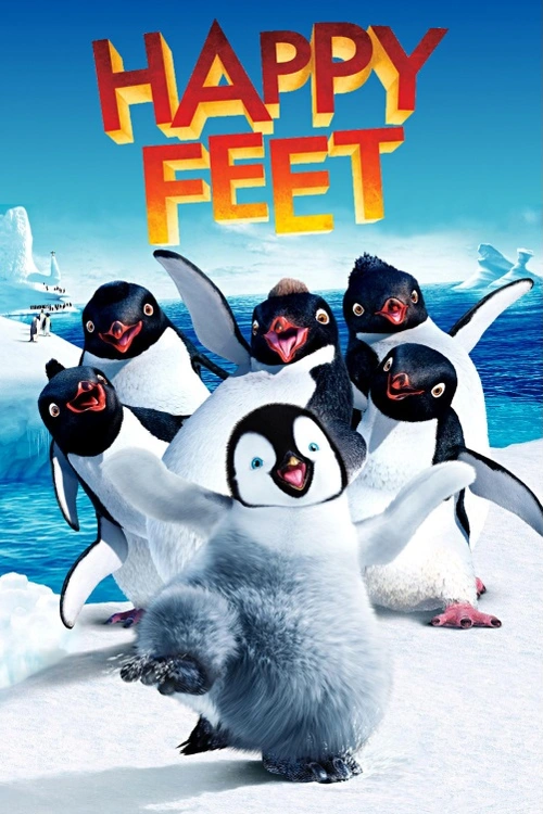 Happy Feet. Brumla je tučňák s hrozným zpěvem, vyloučený ze své komunity. Je však skvělý tanečník, kterého objevuje skupina "Adelie Amigos" kde se dozvídá, že jeho taneční dovednosti mohou změnit svět. Společně s nimi a guru Lovelacem prochází ledovými pustinami za dobrodružstvím.