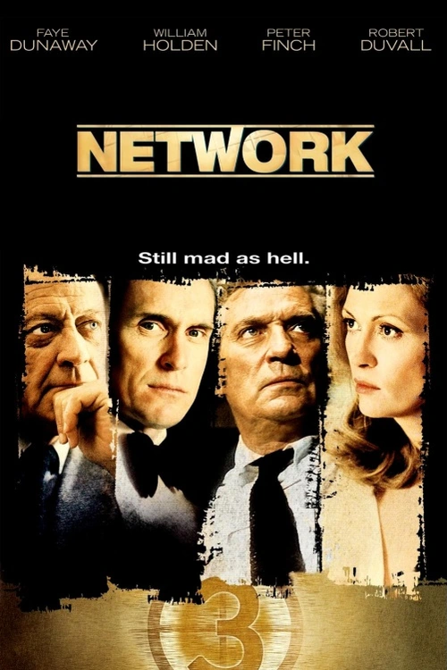 Snímek Network, břitká satira na "senzacechtivé zpravodajství", se zdá být s každým uplynulým rokem aktuálnější než kdy dřív. Howard Beale, moderátorská hvězda, je poslán do důchodu, protože příliš zestárl a nedokáže to přenést přes srdce.