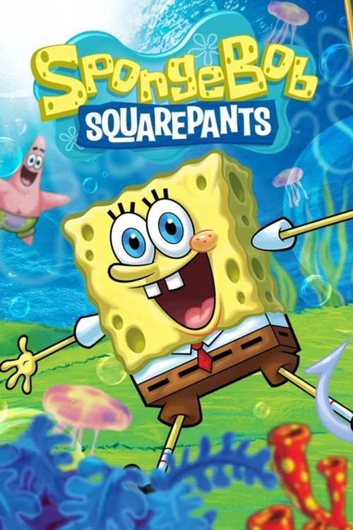 SpongeBob SquarePants is a cartoon series starring the yellow sea sponge Spongebob who lives deep in the ocean in the underwater town called Bikini Bottom. Together with his buddy the pink starfish Patrick, he experiences the craziest adventures.