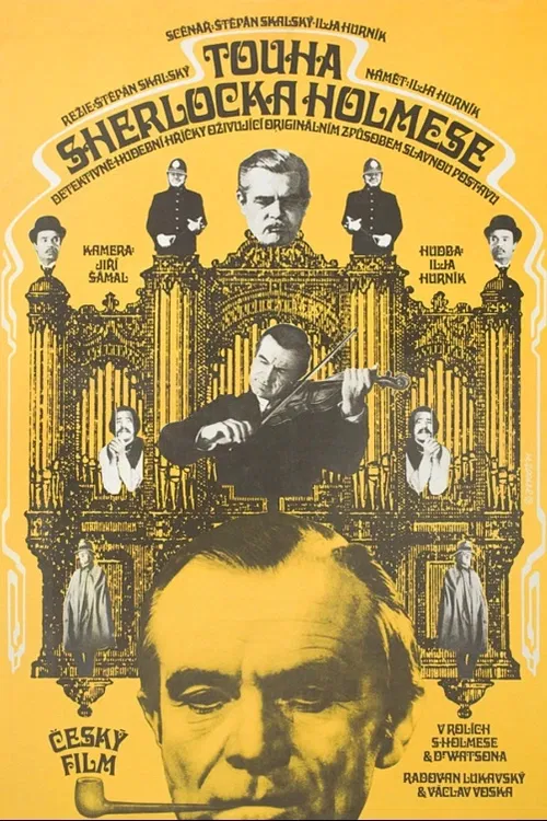 Slavný detektiv Sherlock Holmes by se rád stal hudebníkem. Do cesty se mu však stále pletou kriminální případy, které musí řešit.Detektivně hudební hříčky oživující originálním způsobem slavnou postavu.Česká filmová komedie vznikla podle čtyř povídek skladatele, hudebního pedagoga a spisovatele Ilji Hurníka. Nejslavnějšího detektiva všech dob ztělesnil Radovan Lukavský.Československá komedie (1971).Hrají: Radovan Lukavský, Václav Voska, Vlasta Fialová, Marie Rosůlková, Bohuš Záhorský, Eduard Kohout, Miroslav Macháček, Václav Lohniský a další.Režie: Štěpán Skalský (95min)