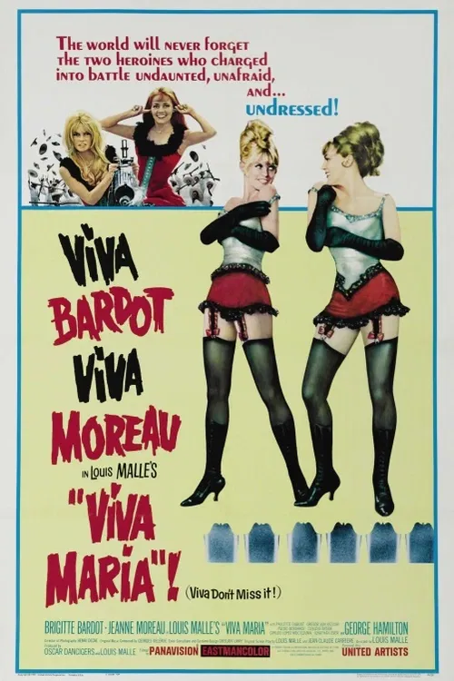 Brigitte Bardotová a Jeanne Moreauová jako zpěvačky, svůdkyně a revolucionářky. Francouzsko-italská komedie (1965). Dále hrají: P. Dubostová, C. Brook, G. Hamilton, C. L. Moctezuma a další. Režie Louis Malle