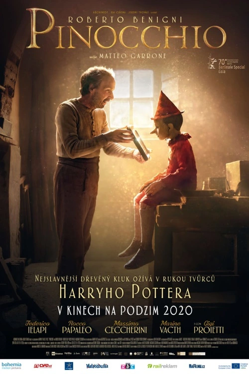 Řezbář Geppetto vychovává oživlou loutku Pinocchia jako vlastního syna.
