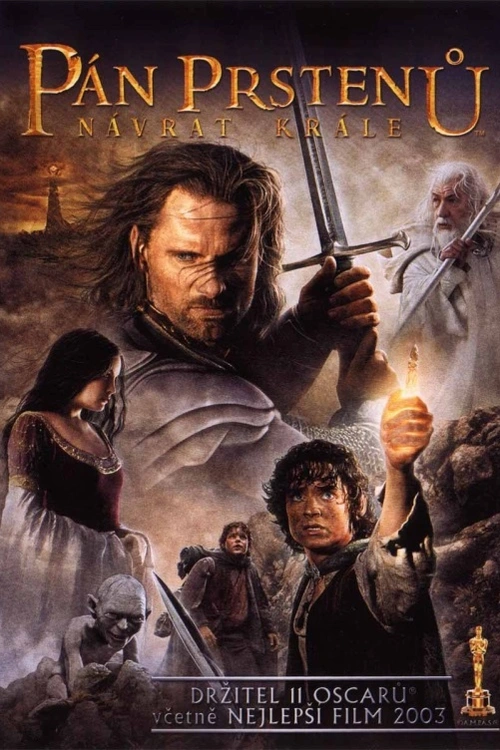 Pán prstenů: Návrat krále. V čase rozhodující bitvy o Středozem, Gandalf, Legolas, Gimli a Aragorn pospíchají na pomoc Gondoru, napadenému Sauronovým vojskem. Hobiti, Frodo a Sam, směřují do Mordoru, aby zničili Prsten moci a zlomili Sauronovu moc. Podaří se jim splnit tuto misi?