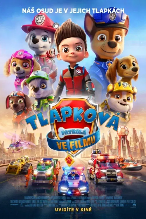 Tlapková patrola, psí záchranáři známí po celém světě, se vydávají na své největší kinodobrodružství. Musí čelit novému starosti Adventure City, Humdingerovi, který chce manipulovat počasí a ohrožuje tak celé město. Tlapková patrola je připravena zasáhnout a zachránit situaci.