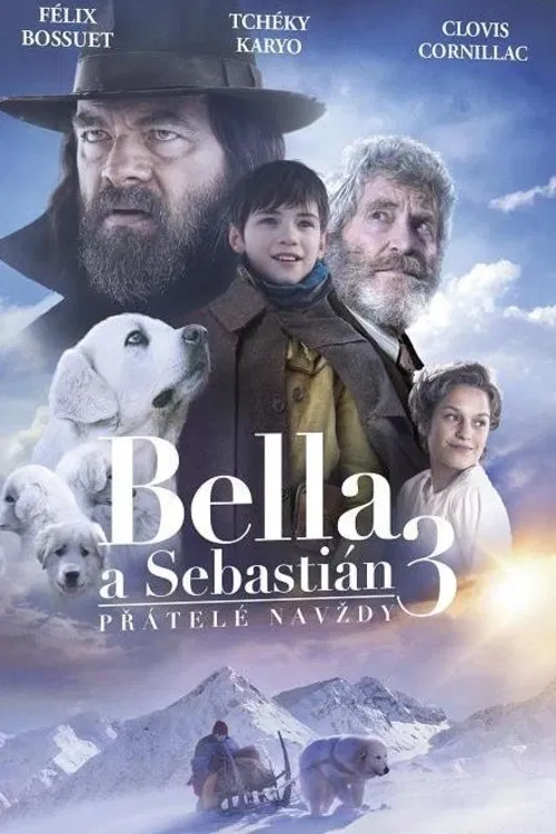 Bella a Sebastián 3: Přátelé navždy. Uběhly už dva roky od posledního příběhu o přátelství mezi Bellou a Sebastianem. Sebastian dospívá a z Belly se stává maminka tří roztomilých štěňátek.