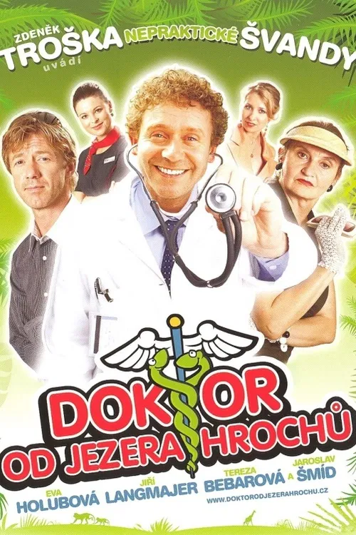Doktor od jezera hrochů. Nesmělý lékař Jaroslav Šmíd by vedl poměrně klidný život, nebýt jeho chamtivé ženy Terezy Bebarové a intrikánské tchyně Evy Holubové. Obě by totiž chtěly mít doma vlivného a bohatého doktora, který by je zahrnul luxusem. Když mu kamarád nabídne zdánlivě lukrativní místo v daleké Africe, nabídku přijme a dobrodružství začíná... Česká komedie (2010). Dále hrají J. Langmajer, J. Smutná, A. Stanková, O. Navrátil, A. Gondíková, B. Klepl, Z. Slavíková na další. Režie Z. Troška