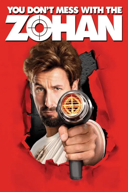 Zohan: Krycí jméno kadeřník. Špičkový izraelský bojovník proti terorismu Adam Sandler předstírá vlastní smrt, aby si mohl splnit sen: stát se kadeřníkem v New Yorku. Brzy ale zjišťuje, že uniknout vlastnímu osudu není tak snadné, jak si myslel... Americká komedie (2008). Dále hrají J. Turturro, E. Chriqui, N. Swardson, R. Schneider, L. Kazan, I. Mosseri a další. Režie D. Dugan