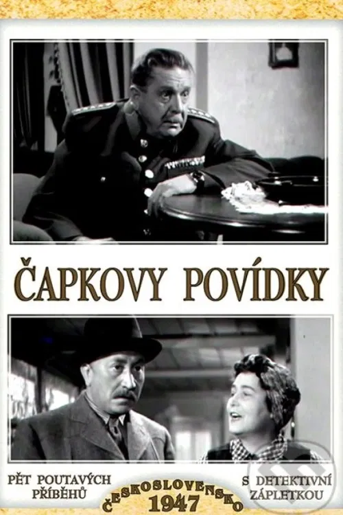 Pět povídek Karla Čapka.Cestující ve vlaku si vyprávějí úsměvné i vážné příběhy s kriminální zápletkou. Volná, ale ze všech následných pokusů nejlepší adaptace krátkých próz Karla Čapka. V roce 1947 sáhli filmaři poprvé po Čapkových Povídkách z jedné a druhé kapsy a vybrali pět povídek: Propuštěný, Případ s dítětem, Balada o Juraji Čupovi, Ukradený spis a Poslední soud.1. Propuštěný. Příběh o podmínečně propuštěném trestanci.2. Případ s dítětem. Policejní komisař hledá pachatele uneseného dítěte a poznává, jak těžké je mezi navlas si podobnými nemluvňaty najít to pravé.3. Balada o Juraji Čupovi. Sugestivní vyprávění o náboženském fanatikovi, který z božího příkazu zabil a jde se ve sněhové vánici udat na četnickou stanici.4. Ukradený spis. Inspektor Pištora pátrá po bytovém zloději, který omylem ukradl tajné spisy generálního štábu.5. Poslední soud. Dozvíme se, že je-li na některé hříšníky pozemská spravedlnost krátká, trestu stejně neujdou.Československá kriminální povídková komedie (1947).Hrají: J. Marvan,