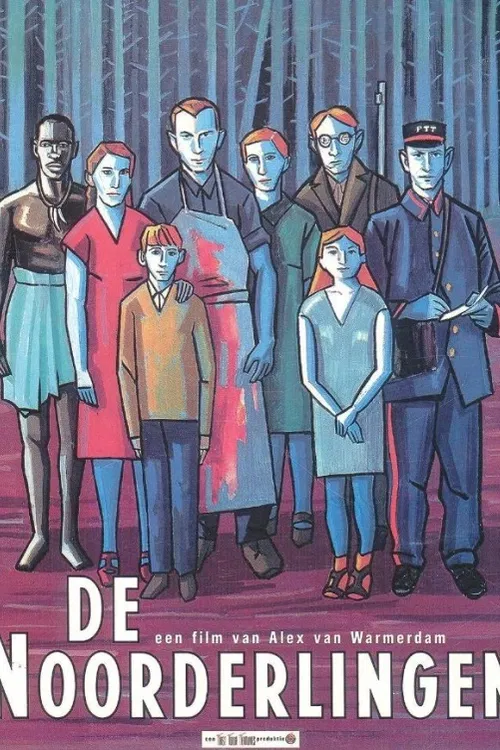 Temná a surrealistická komedie Seveřani se odehrává na zašlém sídlišti v 60. letech. Zatímco se z matky mladého chlapce Thomase pomalu stává světice a jeho otce naplňuje nezvladatelná frustrace, Thomase začnou pohlcovat události ve večerním zpravodajství. V tomto útěku před realitou jej podporuje pošťák Plagge, který pročítá veškerou poštu a zná všechna bizarní a intimní tajemství excentrických obyvatel sídliště.