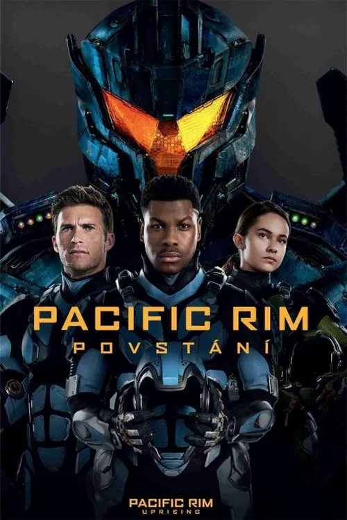 Pacific Rim: Povstání. Deset let to vypadalo, že obrovské mimozemské potvory se už nikdy nevrátí. Ale když se oceán začne znovu bouřit, je třeba opět nažhavit obrovské bojové stroje. Do akce je povolán i bývalý rekrut John Boyega, který po boku svého kolegy Scotta Eastwooda vede tým, který je poslední nadějí na přežití planety. Akční film v koprodukci USA, Čína, Japonsko, Velká Británie, Mexiko (2018). Dále hrají C. Spaeny, Tian Jing, R. Kikuči, Ch. Day, B. Gorman, A. Arjona, R. Adams. a další. Režie S. S. DeKnight