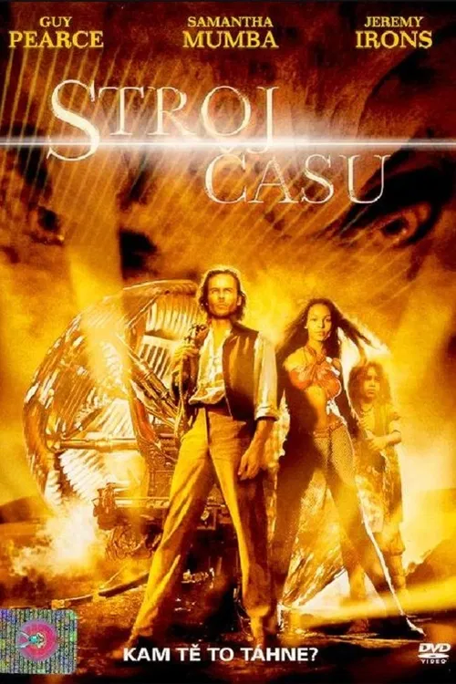 Stroj času. Vědec a vynálezce Guy Pearce, posedlý myšlenkou, že cestování časem je možné, se musí vrátit do minulosti, aby zabránil smrti své velké lásky. Jenže při testování svého stroje se omylem dostane do daleké budoucnosti. Ve zcela odlišném světě lidí, kde platí krutý zákon, má pak jedinou volbu, buď se stane lovcem nebo kořistí... Americký sci-fi film (2002). Dále hrají S. Mumba, M. Addy, S. Guillory, P. Law, A. Young, Y. Arias, O. Jones, J. Irons, L. Kirk, J. Stamberg a další. Režie S. Wells