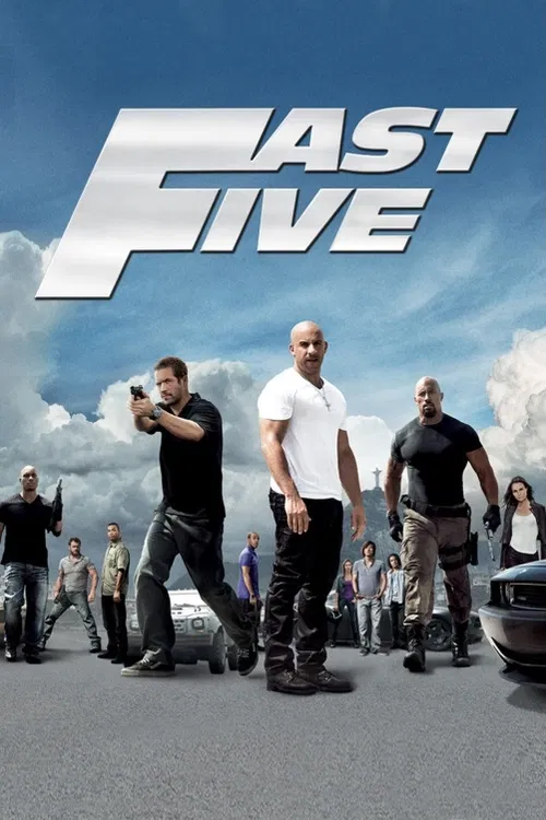 Rychle a zběsile 5. Vin Diesel a jeho parta chtějí definitivně prchnout před zákonem. Aby se jim to povedlo, musí v Riu provést loupež století. A to mají za zády policii i konkurenční gang... Americký film (2011). Dále hrají P. Walker, J. Brewster, D. Johnson, T. Gibson, E. Pataky a další. Režie J. Lin