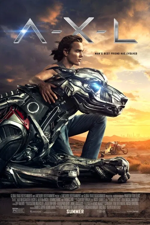Motokrosista Miles (Alex Neustaedter) v kalifornské púšti nalezne bionického robota A.X.L. se srdcem psa a umělou inteligenci. Když vojenští vědci, kteří A.X.L. stvořili, ho chtějí zpět, spojí Miles síly s umělkyní Sarou (Becky G), aby ho ochránili.