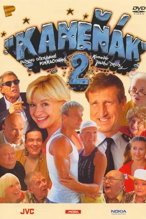 Kameňák 2. Jak náhle se modrý pramen objevil, tak i zmizel. To ví nejlépe babka Kropáčková, která poznala jeho erotickou sílu a stala se postrachem všech mladých mužů... Česká komedie (2004). Hrají V. Vydra, J. Paulová, V. Kuchtová, M. Vašut, H. Růžičková, M. Maxa a další. Režie Z. Troška