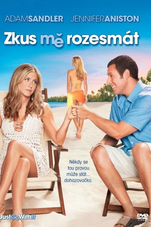 Zkus mě rozesmát. Plastický chirurg Adam Sandler se brání vážným vztahům, a tak obětem své touhy raději nalhává, že je nešťastně ženatý. Když ale potká půvabnou učitelku Brooklyn Decker, má pocit, že právě ona je ta pravá. Dívka si s ním ale nehodlá nic začít, dokud se neujistí, že se jejich manželství skutečně rozpadá. Nezbývá nic jiného než přesvědčit svou dlouholetou asistentku Jennifer Aniston, aby předstírala jeho budoucí exmanželku... Americká romantická komedie (2011). Dále hrají N. Swardson, N. Kidman, B. Madison, G. Gluck a další. Režie D. Dugan