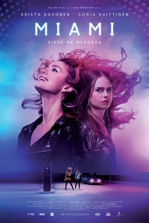 Finská variace na slavné drama Thelma a Louise vypráví příběh dvou sester, barových tanečnic, které se setkávají jako dospělé. Starší Angelu po vystoupení osloví mladší nevlastní sestra Anna, s níž se roky neviděla. Setkání naruší vpád gangstera, kterému Angela dluží peníze. Anna jí zachrání život a společně se vydávají na útěk. Během něj se snaží tancem vydělat peníze, aby splatily dluh. Road movie Miami je vizuálně poutavou oslavou silných hrdinek i pevného sesterského pouta.