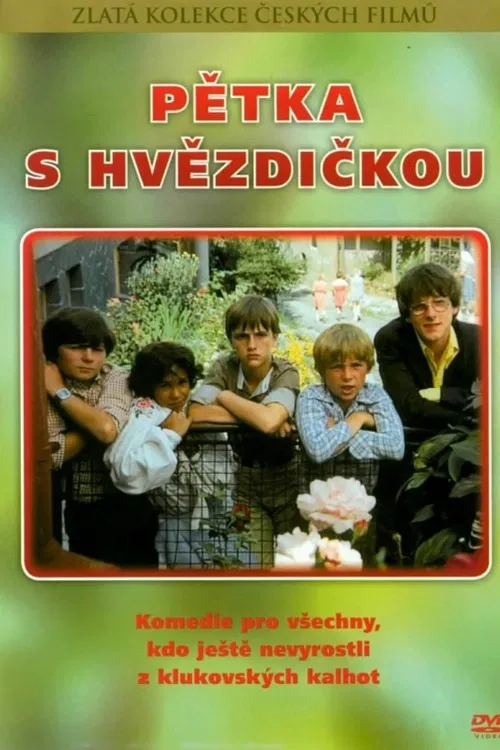 Veselý dětský film o pětici sedmáků, kteří prožívají velké i malé příhody a dobrodružství v jihomoravské obci Čejkovice. Staňo Matička, Rosťa, Edison, Fera Ondráček a cikán Štefan Daniel zvaný Daňo jsou nerozlučnou pětkou kamarádů. Díky dalekohledu jednoho z nich jsou první kdo vidí příjezd nového mladého učitele Petra Mikeše. Pomohou mu se zavazadly a dokonce mu zařídí byt tak, aby byl obyvatelný, mimo jiné palmou, která v sále kulturního domu cudně zakrývá nahotu sochy Thálie. To je jen první z "průšvihů", které učitel s pěticí kamarádů během školního roku prožije. Když se za ním nakonec přistěhuje jeho dívka Petra a její uvítání se klukům zvrtne do další katastrofy, nemůže už zkušeného učitele nic rozházet. Dobře ví, že s klukovkou pětkou si ještě užije.